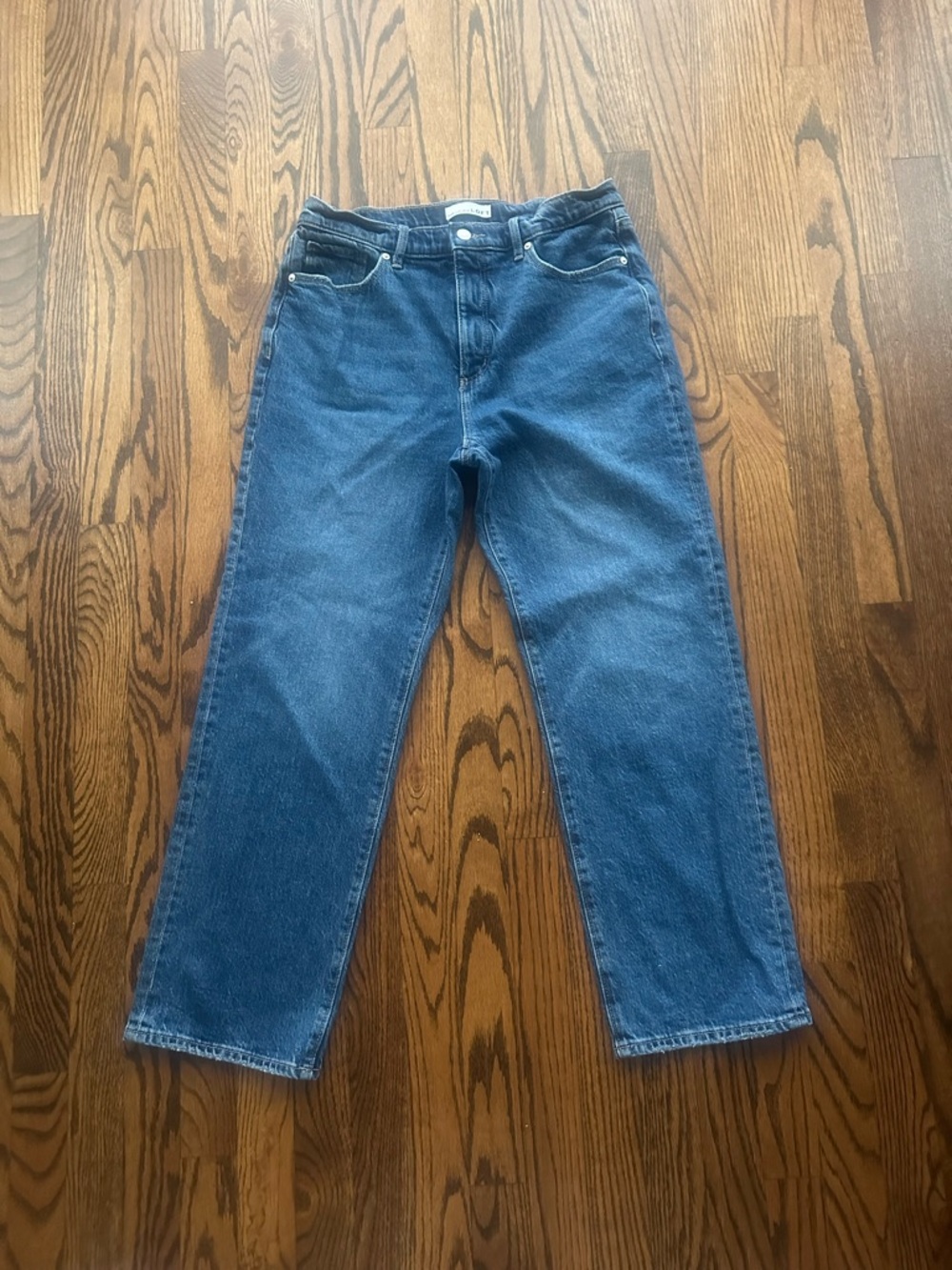 Blue Denim Jeans - Classic Straight Fit